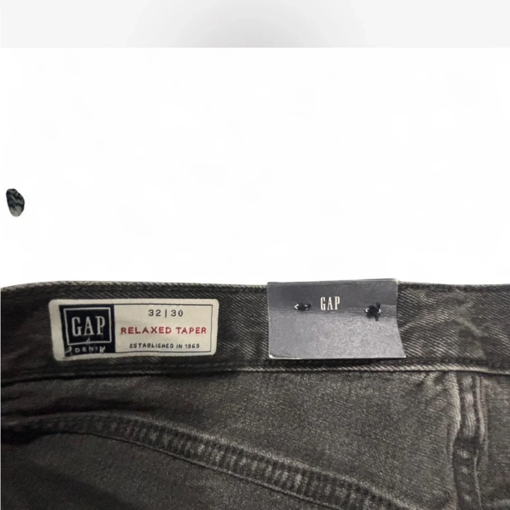 GAP Men's Dark Gray gap‎ flex relaxed tapered Straight Jeans